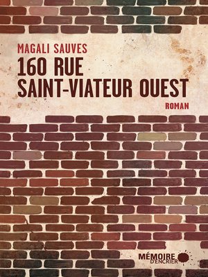 cover image of 160 rue Saint-Viateur Ouest